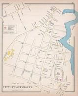 Portsmouth 7, New Hampshire State Atlas 1892 Uncolored